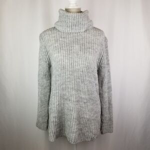 Cozy Gray Turtleneck Sweater